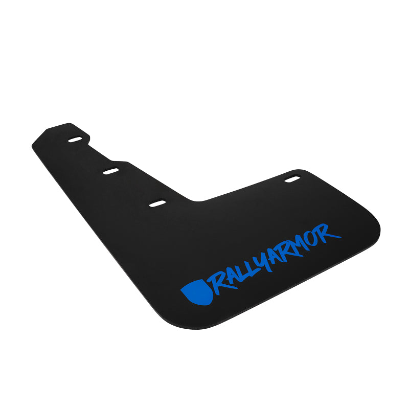 Rally Armor MF32-UR-BLK/BL-X 15-21 Subaru WRX & STI Black Mud Flap Blue Altered Font Logo