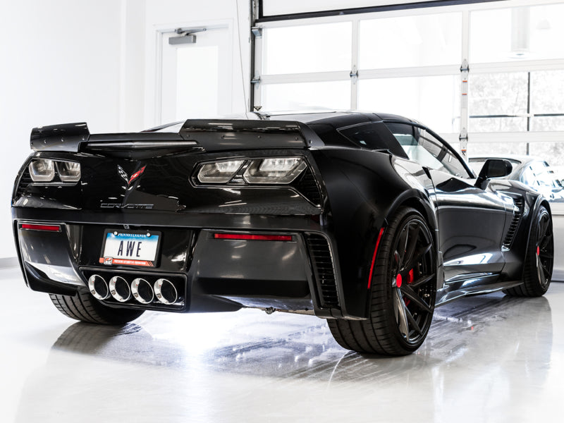 AWE Tuning 3015-42133 14-19 Chevy Corvette C7 Z06/ZR1 (w/o AFM) Touring Edition Axle-Back Exhaust w/Chrome Tips