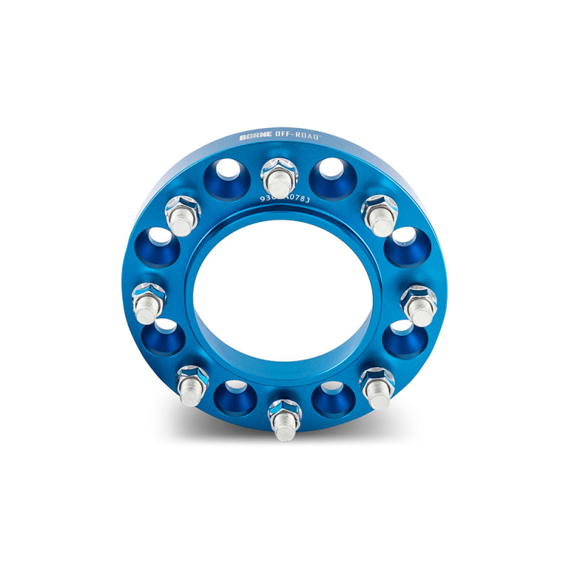 Mishimoto BNWS-006-250BL Borne Off-Road Wheel Spacers 8X165.1 121.3 25 M14 Blu