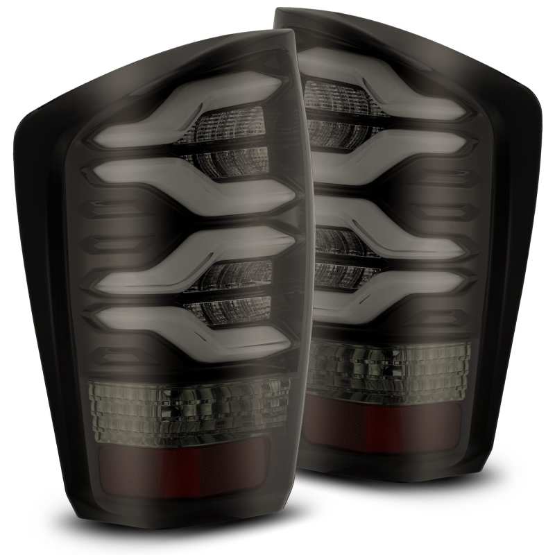 AlphaRex 680010 16-20 Toyota Tacoma PRO-Series LED Tail Lights Jet Black