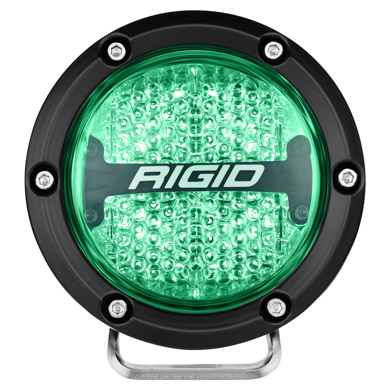 Rigid Industries 36400 360-Series 4in LED Off-Road Diffused Beam - RGBW Backlight (Pair)