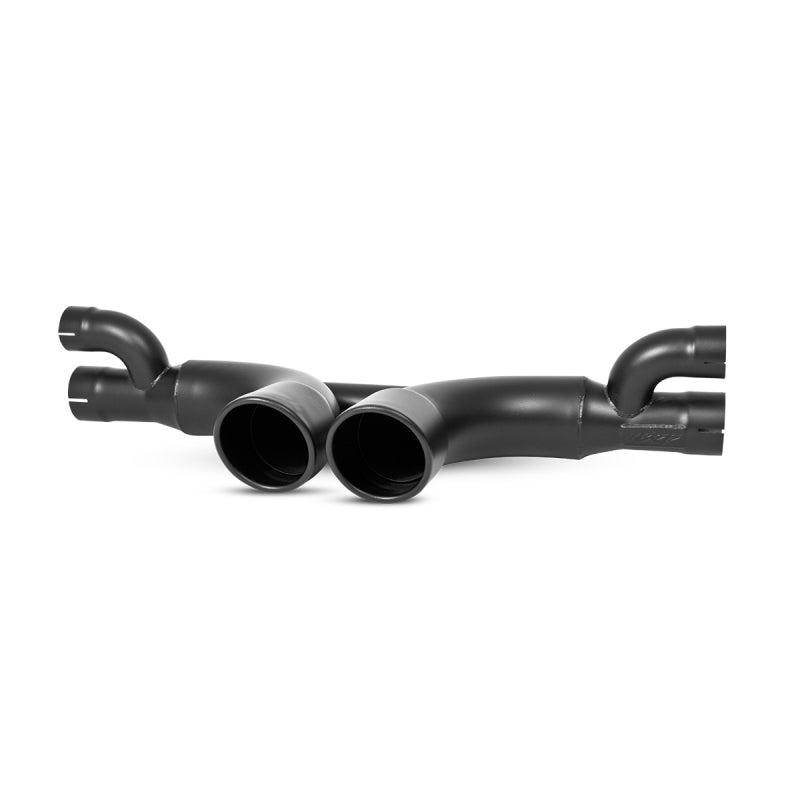 MBRP S7607BLK 14-19 Porsche GT3/GT3RS 3in Center Muffler Bypass 4in Tips - Black Coated