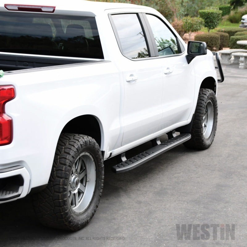 Westin 28-81275 2019 Chevrolet Silverado/Sierra 1500 Crew Cab Thrasher Running Boards - Textured Black