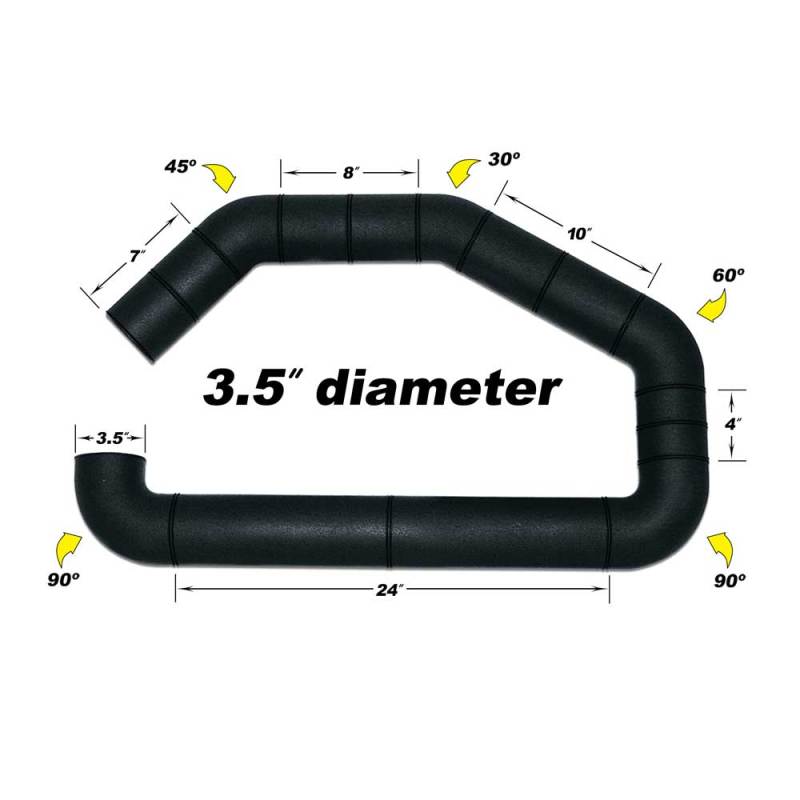 Airaid 100-350 U-Build-It - 3.5in Intake Tube