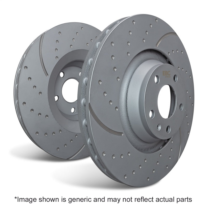 EBC GD1590 11+ Volvo S60 2.5 Turbo T5 (315mm Front Rotors) GD Sport Rear Rotors