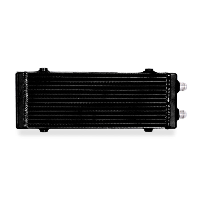 Mishimoto MMOC-DP-MBK Universal Medium Bar and Plate Dual Pass Black Oil Cooler