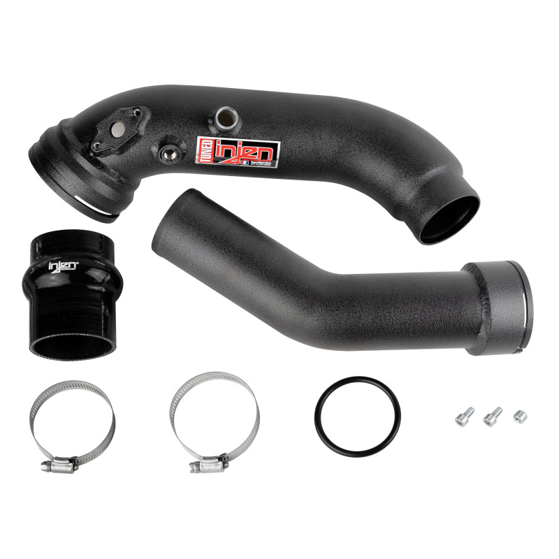 Injen SES1128ICPWB 16-20 BMW L6-3.0L/ Turbo/ Twin Turbo/L4-2.0L/ L6-2.5L Wrinkle Black Turbo SES Intercooler Pipes
