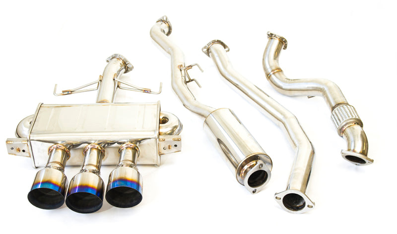Invidia HS17CTRFQ33ST 17-19 Honda Civic Type R Q300 Triple Titanium Tip Cat-back Exhaust