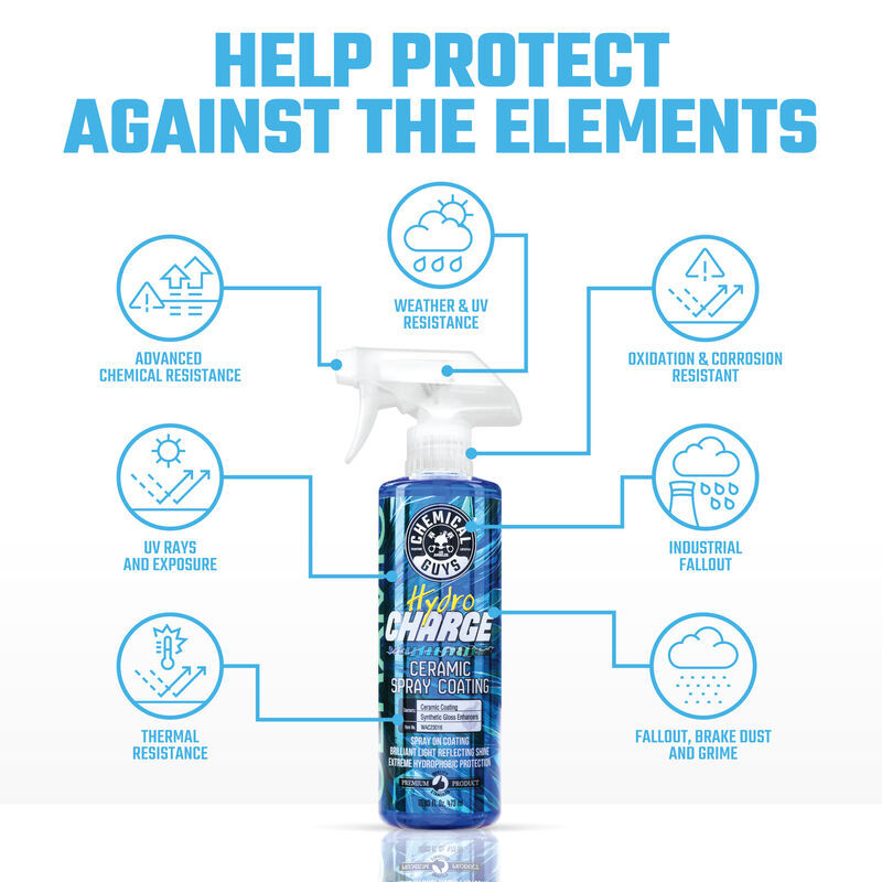 Chemical Guys WAC23016 HydroCharge SiO2 Ceramic Spray Sealant - 16oz