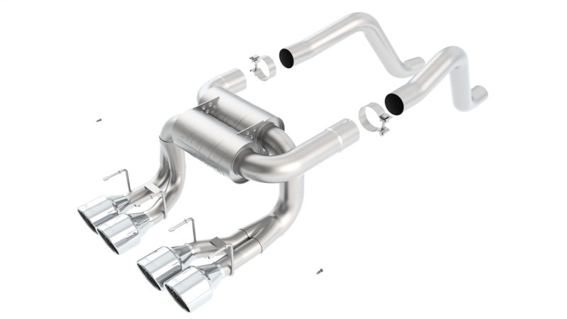Borla 11822 06-12 Chevrolet Corvette Z06/ZR1 6.2L/7.0L 8cyl Aggressive ATAK Exhaust (rear section only)