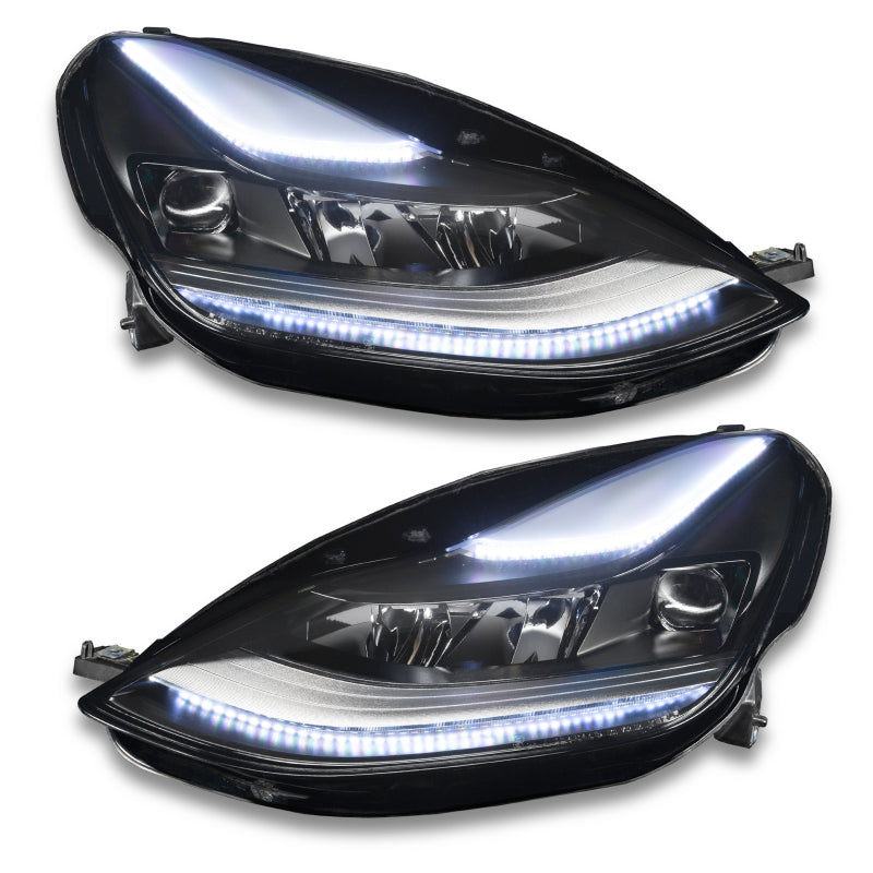 ORACLE Lighting 1473-332 Oracle 2021+ Tesla Model 3 Dynamic ColorSHIFT Headlight DRL Upgrade Kit SEE WARRANTY