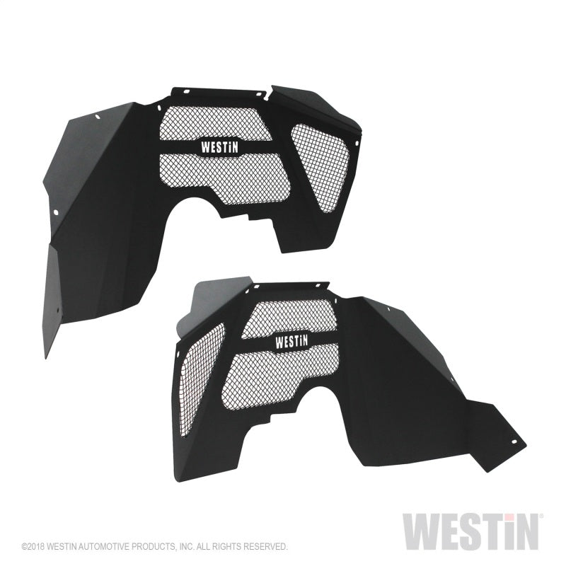 Westin 62-11005 07-18 Jeep Wrangler JK Inner Fenders - Front - Textured Black