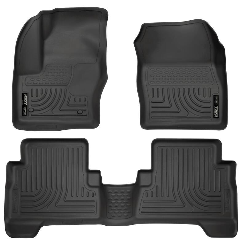 Husky Liners 99741 2013 Ford Escape WeatherBeater Combo Black Floor Liners