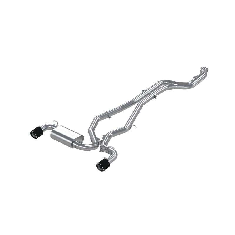 MBRP S43003CF 2020+ Toyota Supra 3.0L 3in Catback Dual Rear Carbon Fiber Tips - T304