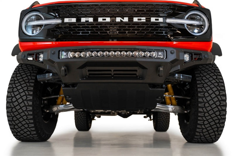 Addictive Desert Designs F230142210103 2021+ Ford Bronco Stealth Fighter Front Bumper w/ Winch Mount