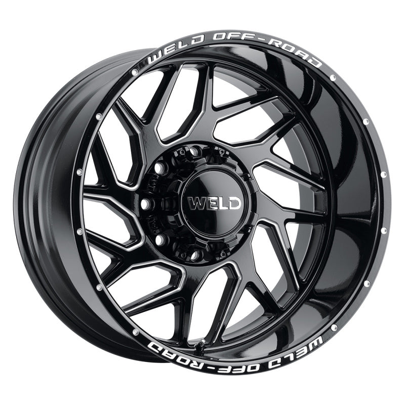 Weld W11709082500 Off-Road W117 20X9 Fulcrum 8X165.1 ET00 BS5.00 Gloss Black MIL 125.1