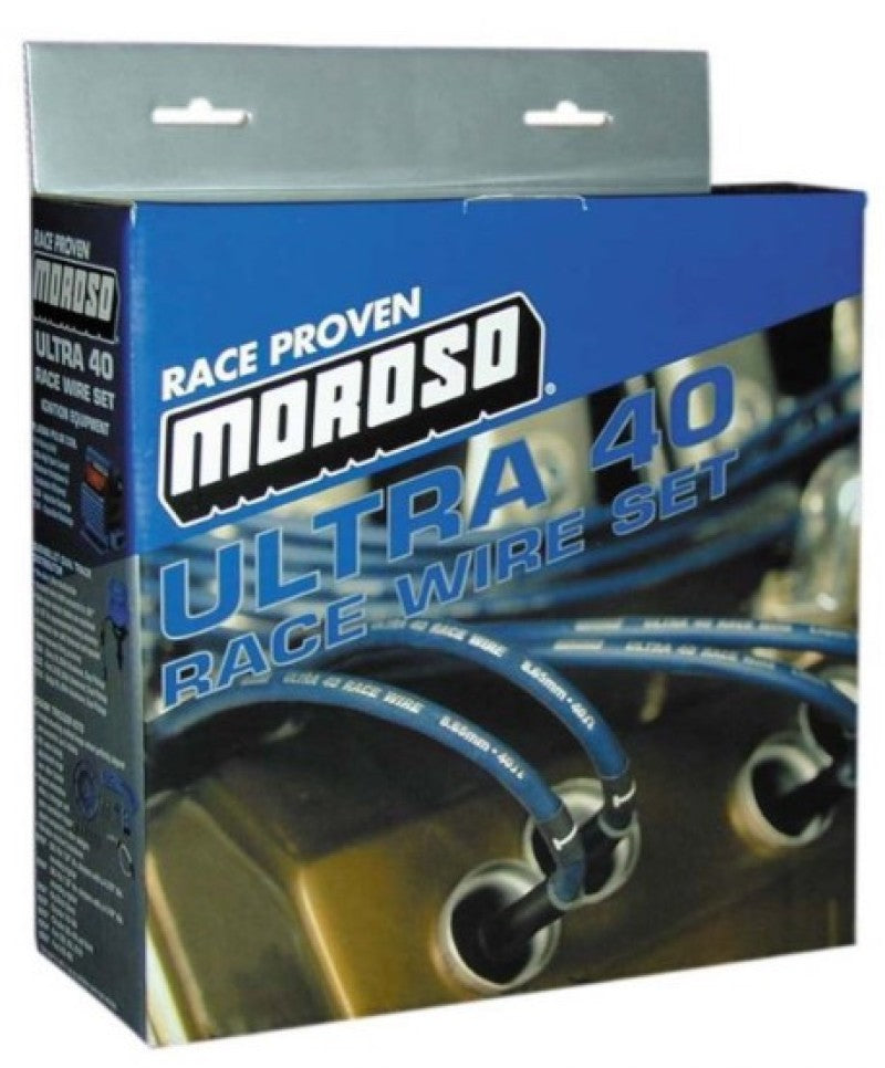 Moroso MOR73822 Ultra 40 Plug Wire Set - Black