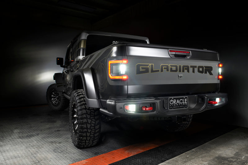 ORACLE Lighting 5882-504-T Oracle 2020+ Jeep Gladiator JT Flush Mount LED Tail Lights - Tinted Lens SEE WARRANTY