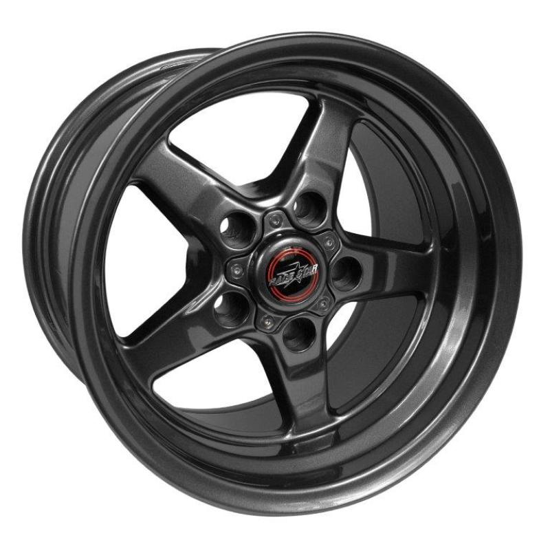 Race Star 92-510254G 92 Drag Star 15x10.00 5x4.75bc 7.25bs Direct Drill Met Gry Wheel