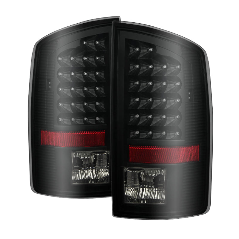 SPYDER 9026539 xTune Dodge RAM 07-08 1500 / RAM 07-09 2500/3500 LED Tail Lights Black Smoke ALT-JH-DR07-LED-BKSM
