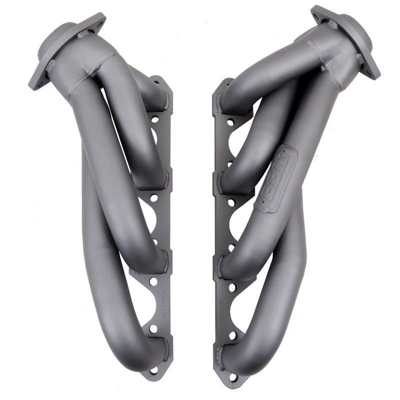 BBK 1515 79-93 Mustang 5.0 Shorty Unequal Length Exhaust Headers - 1-5/8 Titanium Ceramic