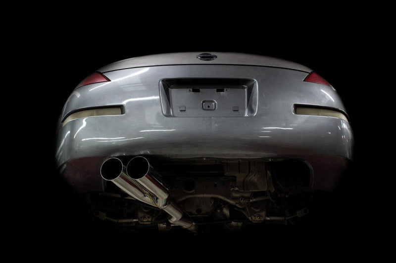 ISR Performance IS-EPDUAL-350BO EP (Straight Pipes) Dual Tip Exhaust 4in - Nissan 350Z