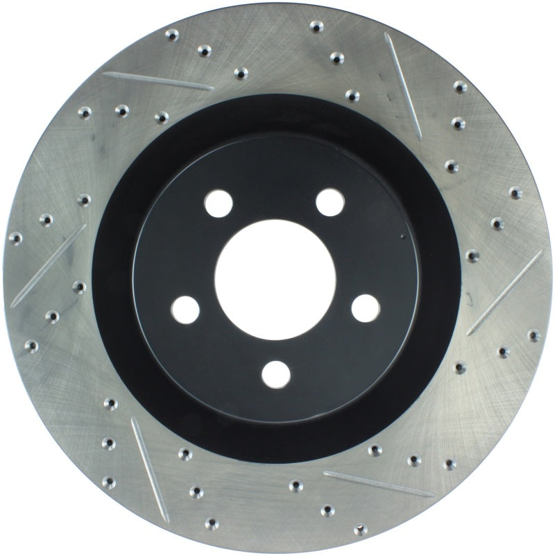Stoptech 127.63063L StopTech SportStop 06-09 Chrysler SRT-8 Front Left Drilled & Slotted Rotor
