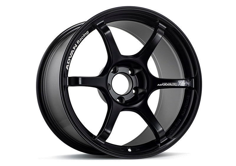 Advan YA48I35ESB RG-4 18x9 +35 5-114.3 Semi Gloss Black Wheel