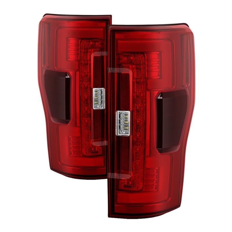 SPYDER 5085634 Spyder 17-18 Ford F-250 SD (w/Blind Spot Sens) LED Only Tail Lights - Red Clr (ALT-YD-FS17BS-LED-RC)