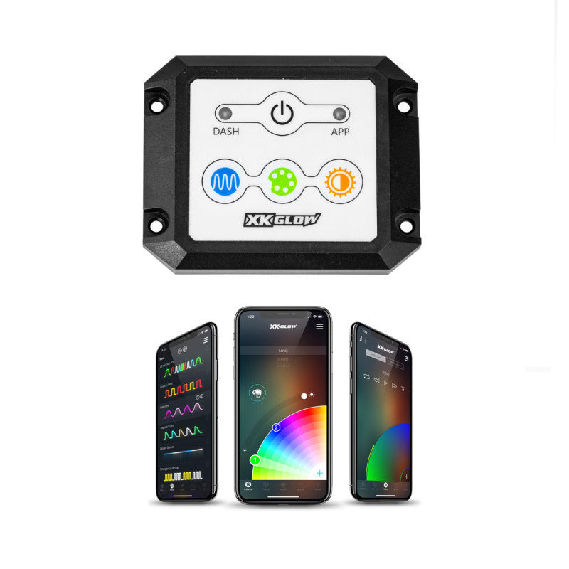 XKGLOW XK-CHROME-DM XK Glow Dash Surface Mount XKCHROME Controller (Dual Mode)