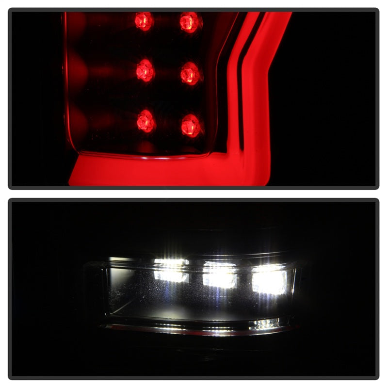 SPYDER 5084187 Spyder Ford F150 04-08 Styleside Tail Light V2 - LED - Black Smoke ALT-YD-FF15004V2-LBLED-BSM