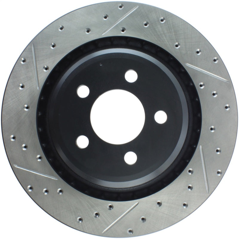 Stoptech 127.63064R StopTech SportStop 06-09 Chrysler SRT-8 Rear Right Drilled & Slotted Rotor