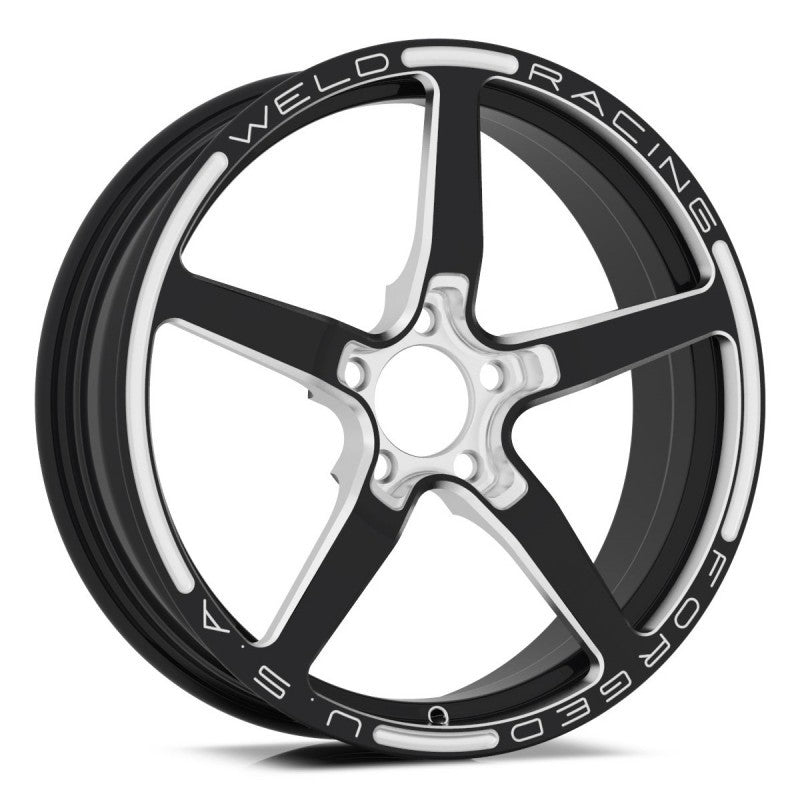Weld 88B-1806245 Alumastar 1-Piece 18x6 / 5x115 BP / 2.7in. BS Black Wheel - Non-Beadlock