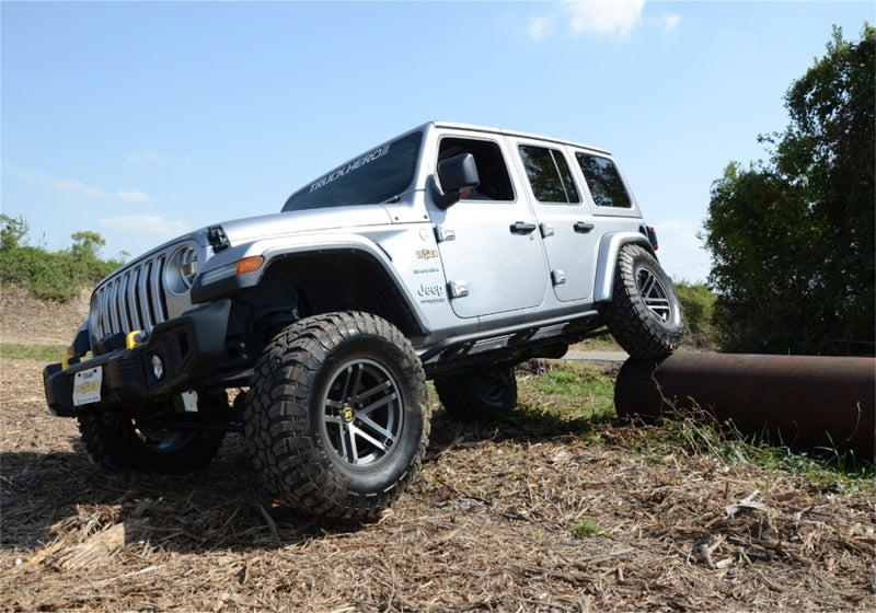 N-Fab TSJ184-TX Trail Slider Steps 18-20 Jeep Wrangler JL 4 Door SUV - SRW - Textured Black