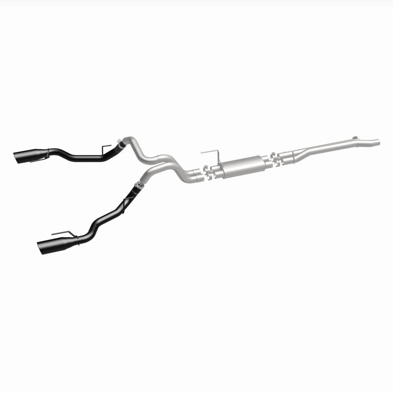 Magnaflow 19350 MagnaFlow SYS Cat-Back 2017 Ford F-150 Raptor 3.5L Dual Black Coated 3in Tips