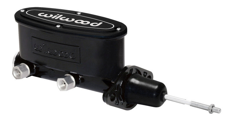 Wilwood 260-13375-BK High Volume Tandem Master Cylinder - 15/16in Bore Black-W/Pushrod