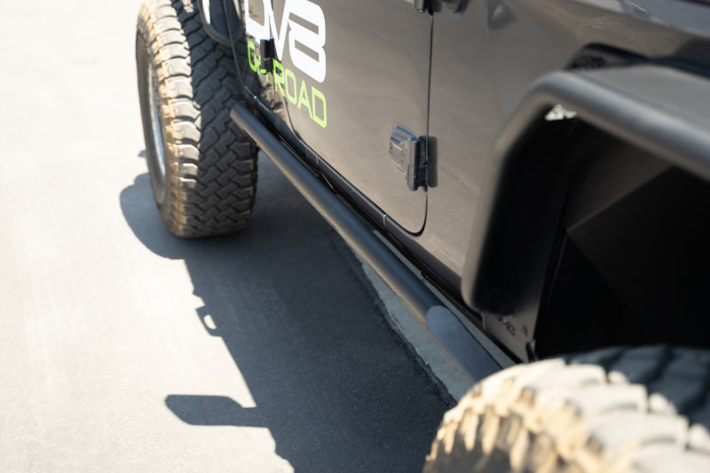DV8 Offroad SRJL-07 18-23 Jeep Wrangler JL 4 Door FS-15 Series Rock Sliders