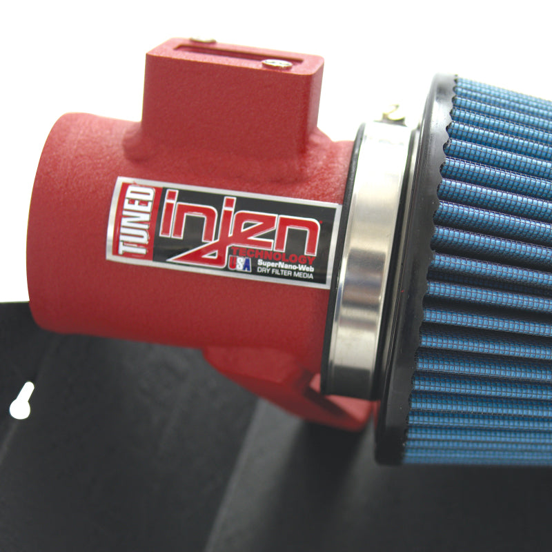 Injen SP9018WR 16-19 Ford Fiesta ST 1.6L Turbo 4Cyl Wrinkle Red Short RAM Intake w/MR Tech (Special order)