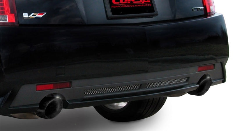 CORSA Performance 14941BLK Corsa 2009-2014 Cadillac CTS Sedan V 6.2L V8 Black Sport Axle-Back Exhaust