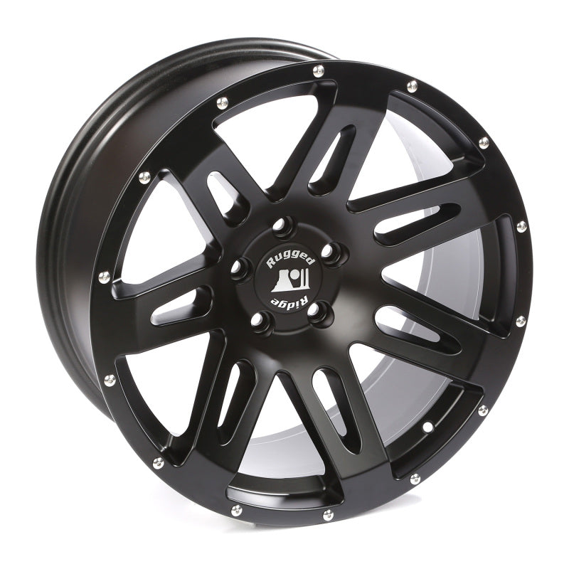 Rugged Ridge 15306.01 XHD Wheel Satin Black 20in x 9 Inch JK/JL/JT