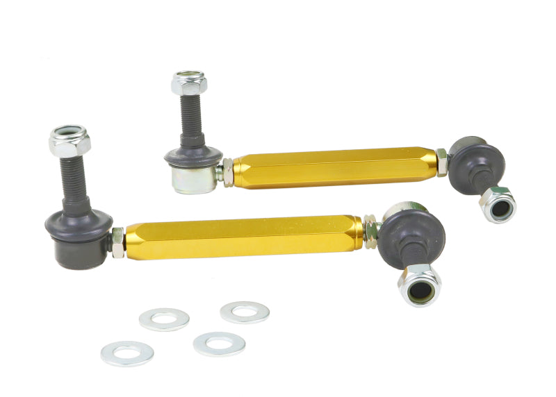 Whiteline KLC180-215 11+ Ford Ranger PX 2WD/4WD Rear Swaybar link kit-Adjustable Extra Heavy Duty Ball Link