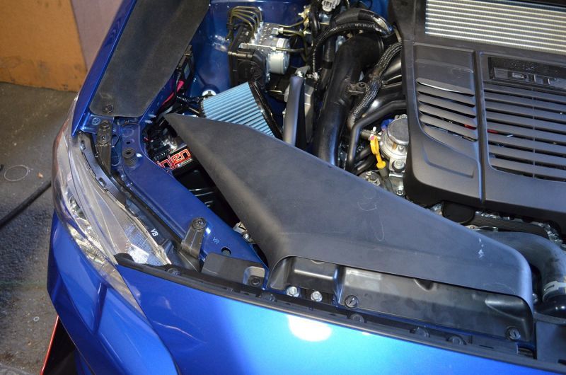 Injen SP1207WR 2015+ Subaru WRX 2.0L 4 Cyl (Turbo) Wrinkle Red Short RAM Intake w/ MR Tech and Heat Shield
