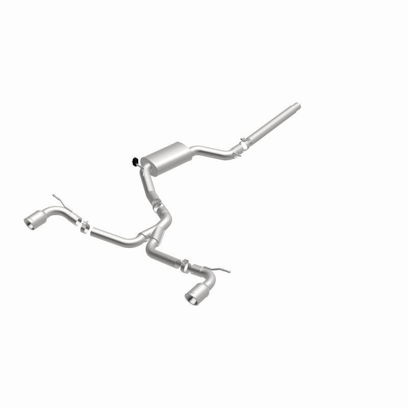 Magnaflow 15357 MagnaFlow SYS C/B Dual Split Rear Exit 4in Polished Tips 2015 VW GTI 2.0L Turbo
