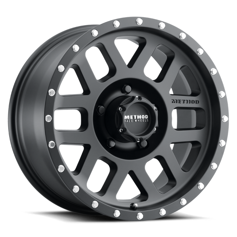 Method Wheels MR30689050512N Method MR306 Mesh 18x9 -12mm Offset 5x5 94mm CB Matte Black Wheel