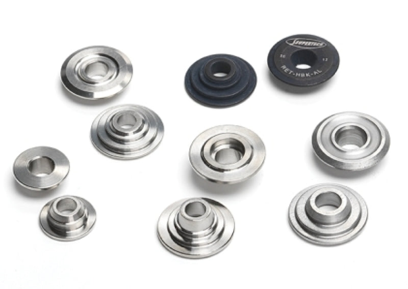 Supertech RET-TS66-T1-16 Titanium Retainer for Spring 6.6mm Stem 7 Degree - Set of 16
