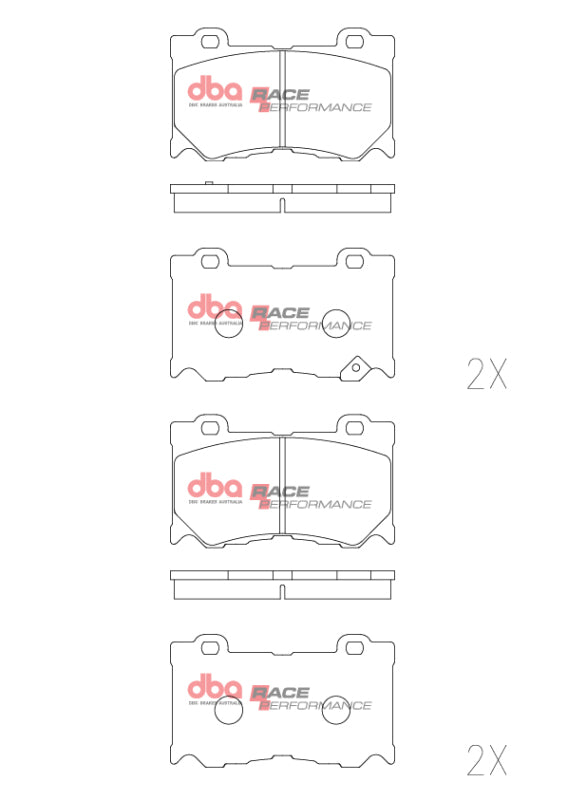 DBA DB2400RP 2023+ Nissan Z (Z34) RP Performance Front Brake Pads