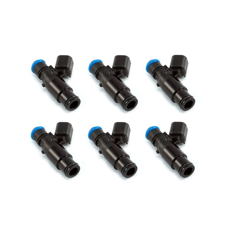 Injector Dynamics 1050.48.14.14B.6 ID1050X Injectors 14mm (Black) Adaptor Bottom (Set of 6)