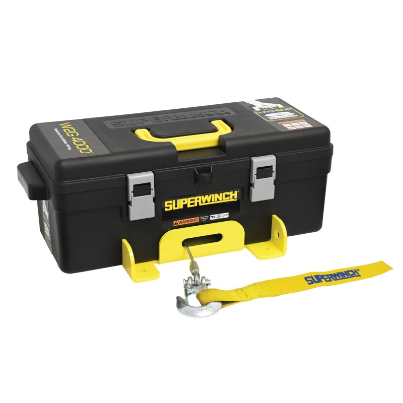 Superwinch 1140222 4000 LBS 12V DC 3/16in x 50ft Steel Rope Winch2Go Steel Rope