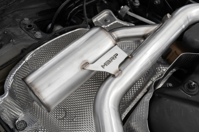 MBRP S46173CF 2022 VW Golf GTI MK8 T304 SS 3in Cat-Back Exhaust 2.5in Dual Split Rear w/ Carbon Fiber Tips