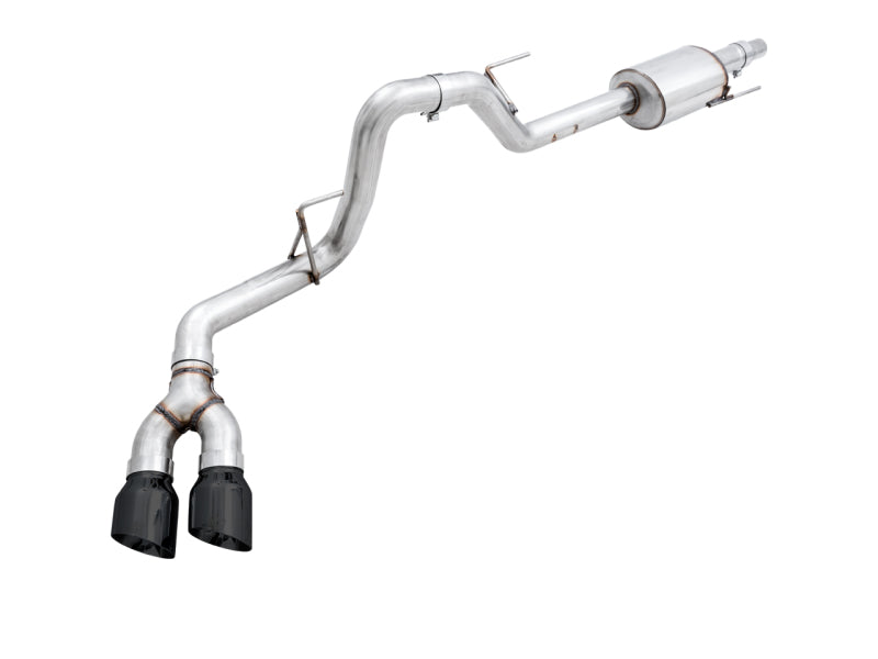 AWE Tuning 3015-23058 2015+ Ford F-150 0FG Single Exit Performance Exhaust System w/4.5in Diamond Black Tips